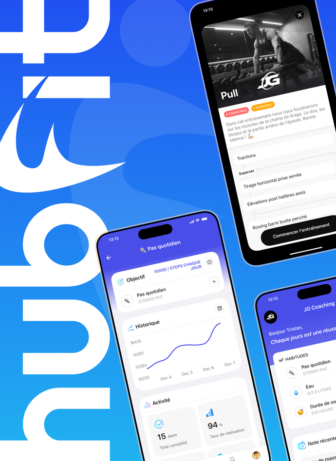application hubfit entrainement