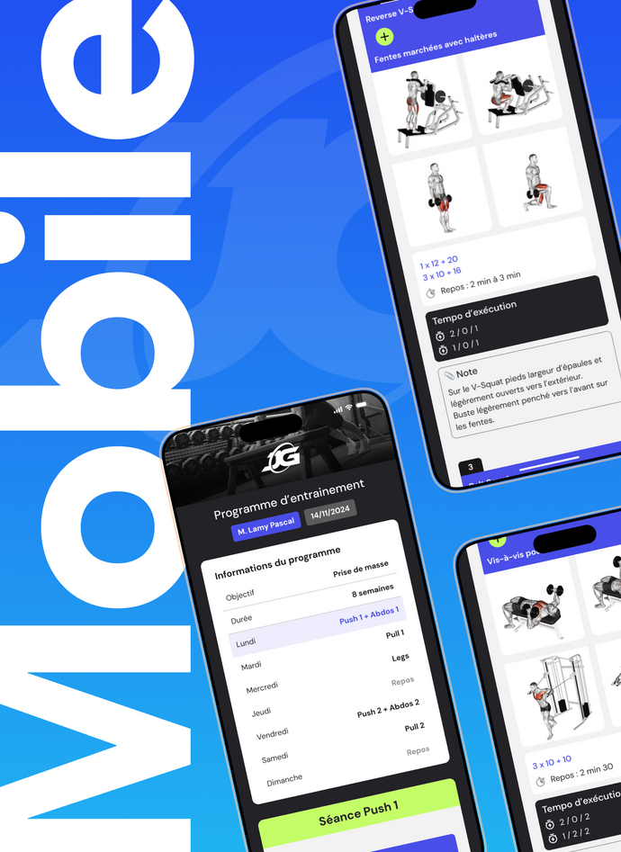 Plan d'entrainement en pdf format mobile