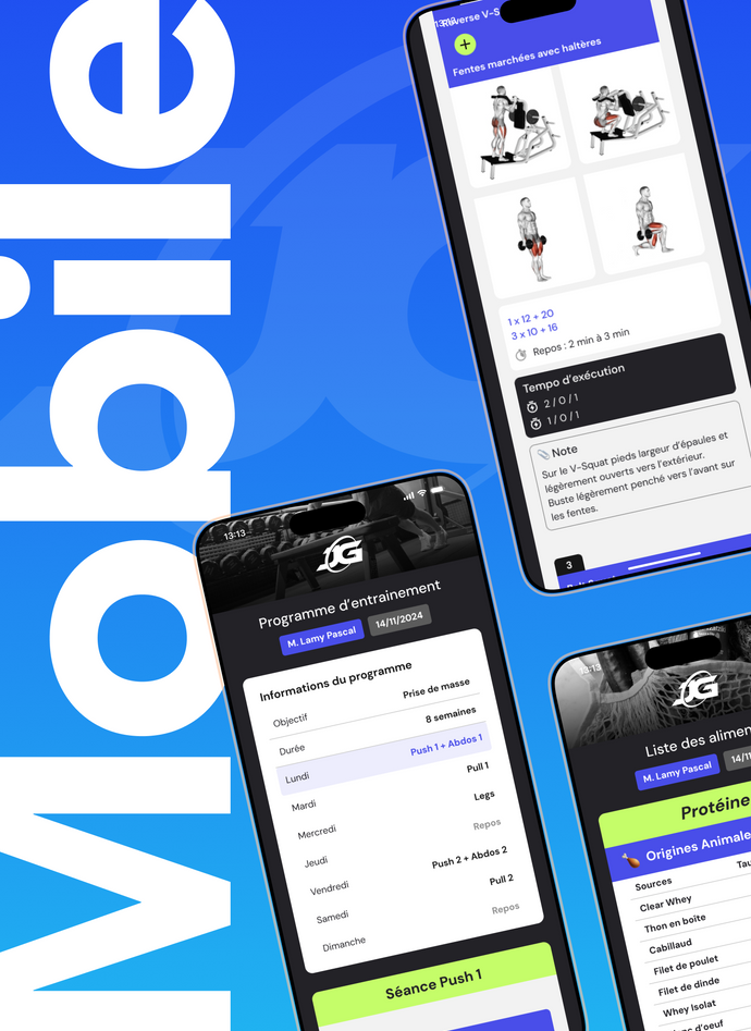 Plan d'entrainement en pdf format mobile